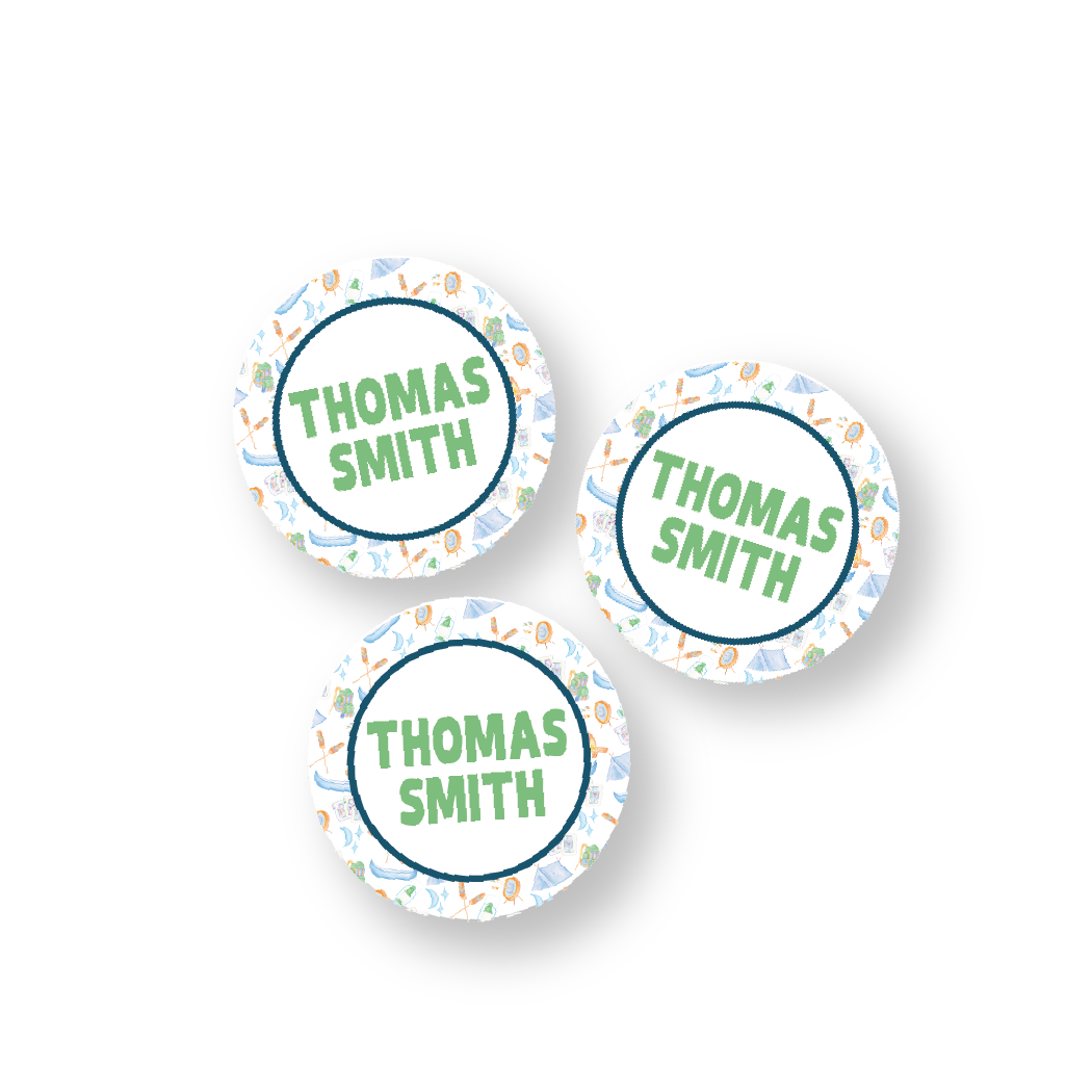 Camp Blue No. 1 Stickers