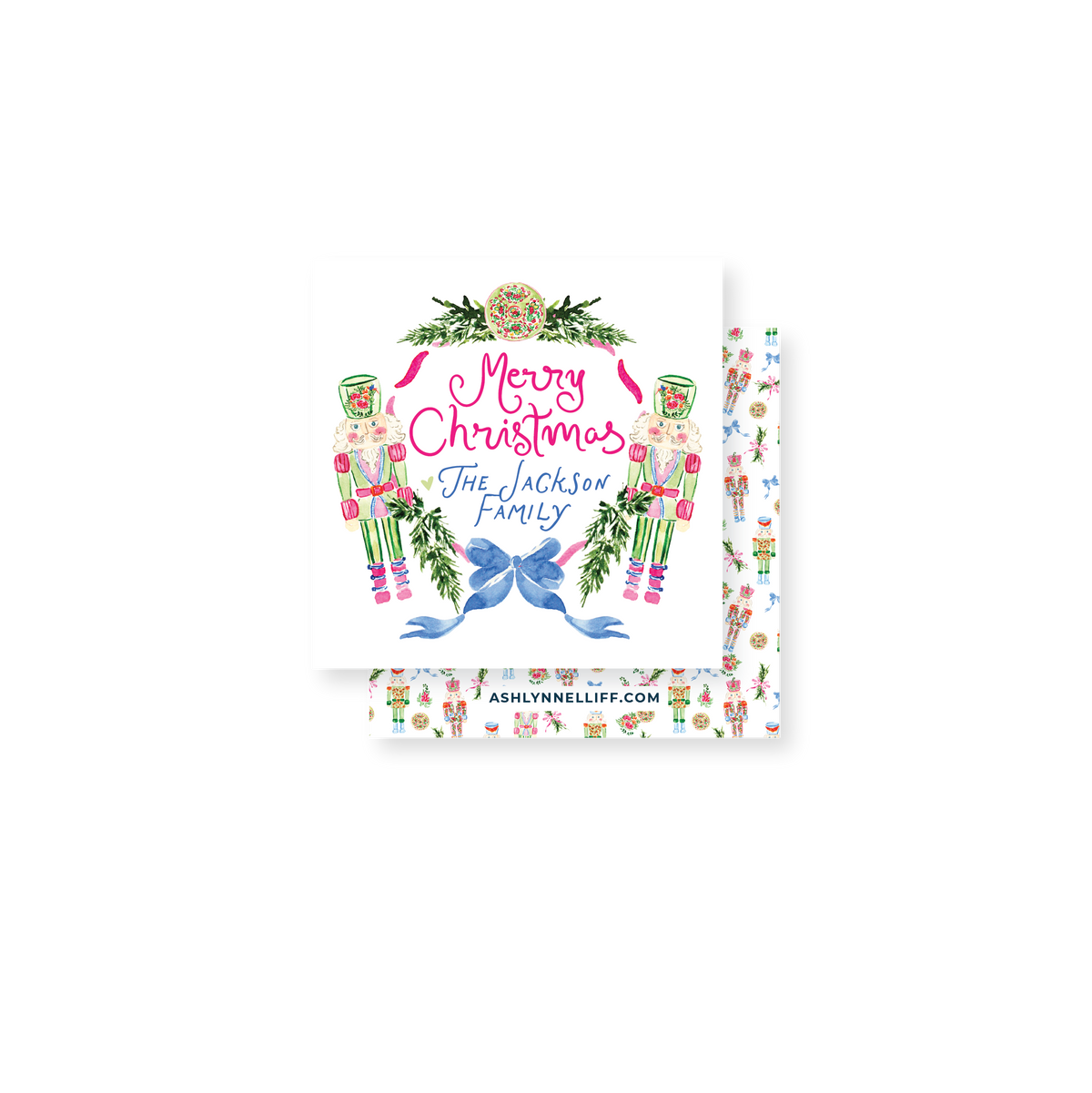 Nutcracker Crest Holiday Gift Tag