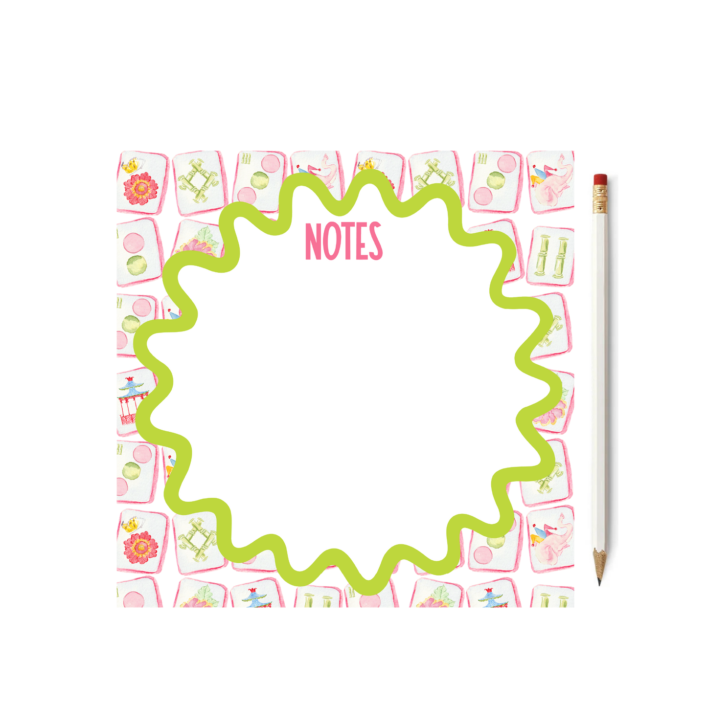 Mahjong Square 8" Notepad
