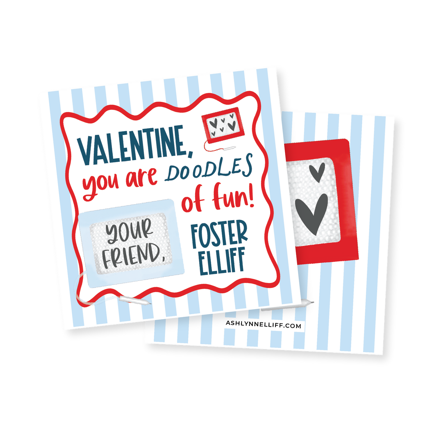 Doodles of Fun Valentines Tag