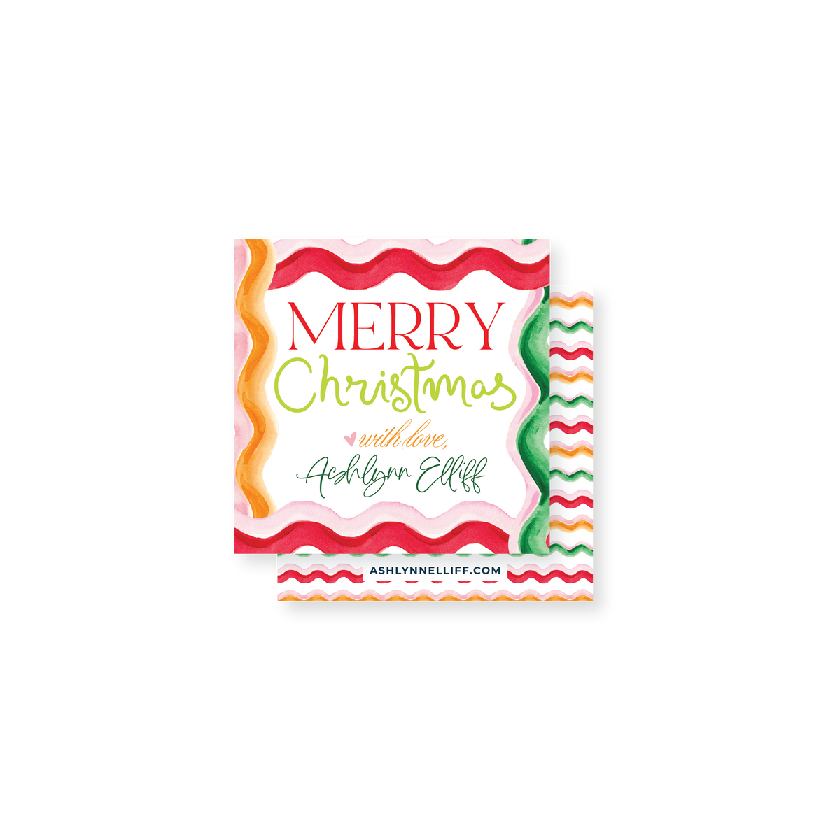 Groovy Christmas Gift Tag