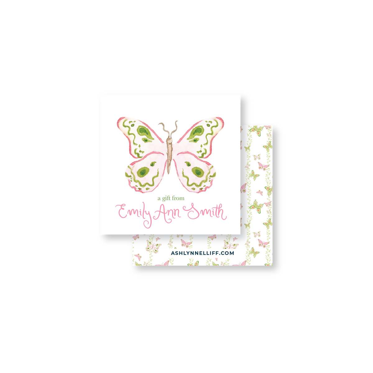 Butterfly No. 1 Gift Tag
