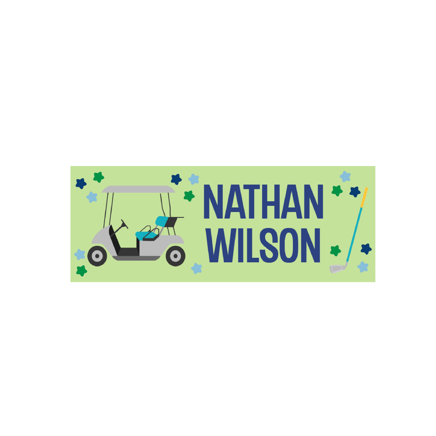 Golf Name Labels