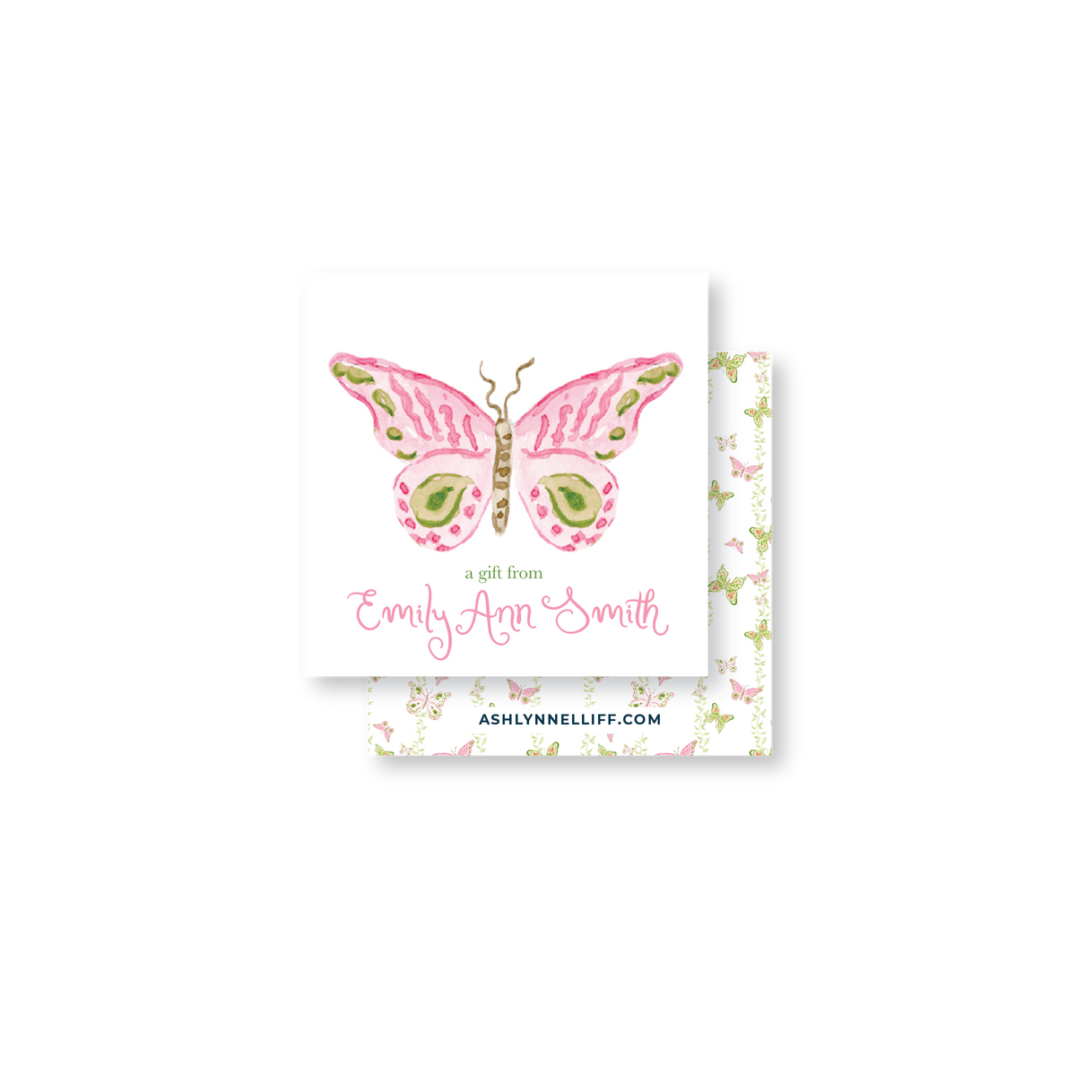 Butterfly No. 2 Gift Tag