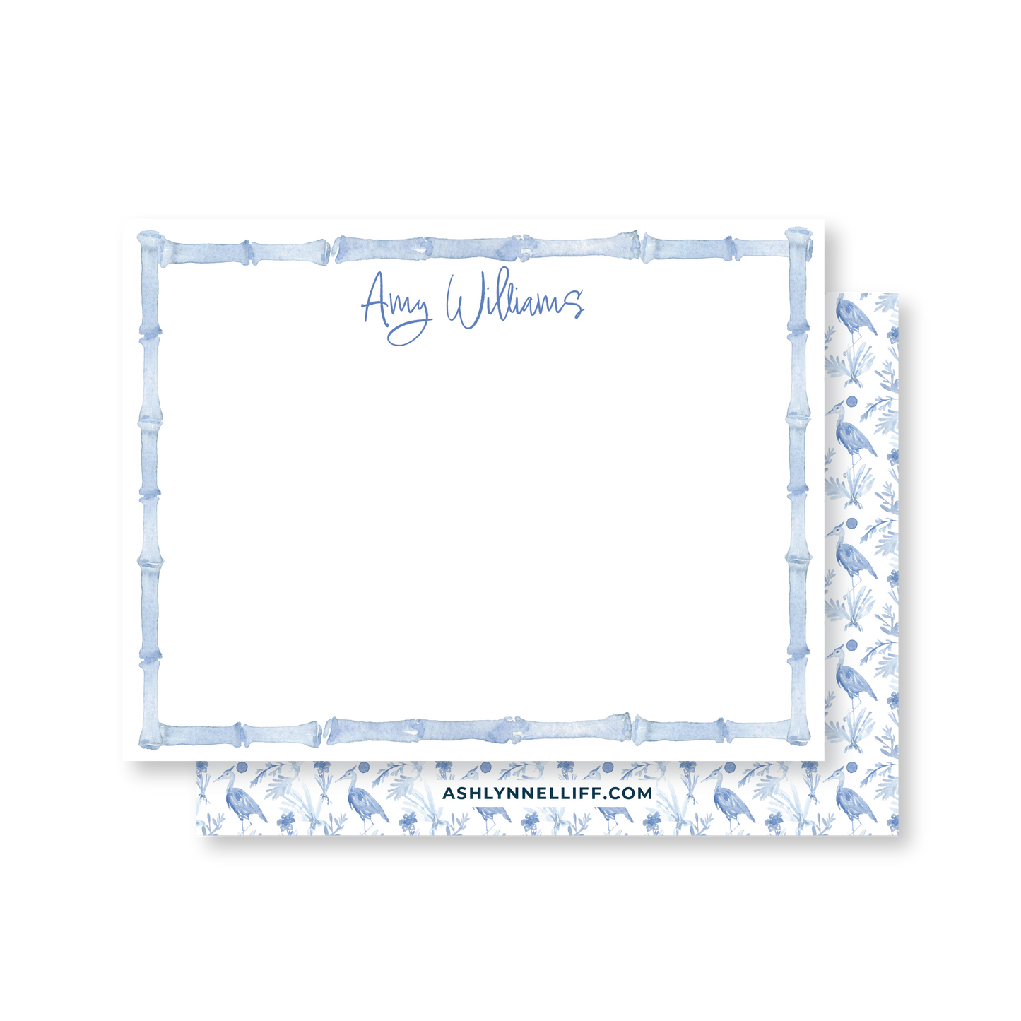 Blue Bamboo Stationery