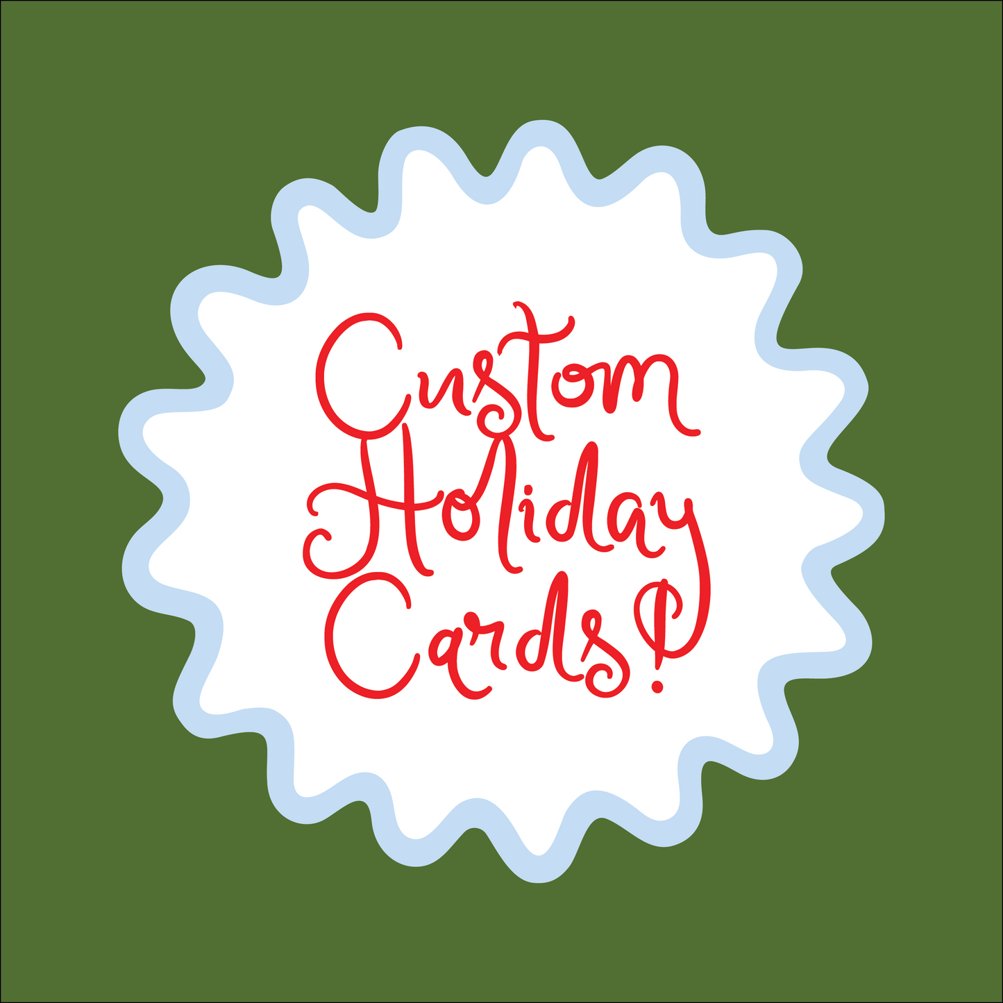 Custom Christmas Card Design