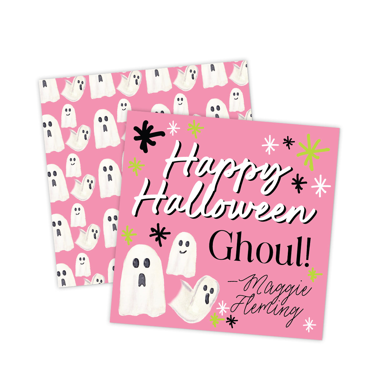 Ghoul Halloween Gift Tag