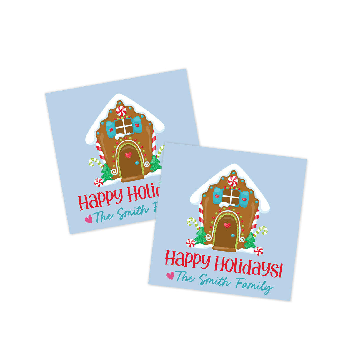 Gingerbread House Holiday Gift Tag