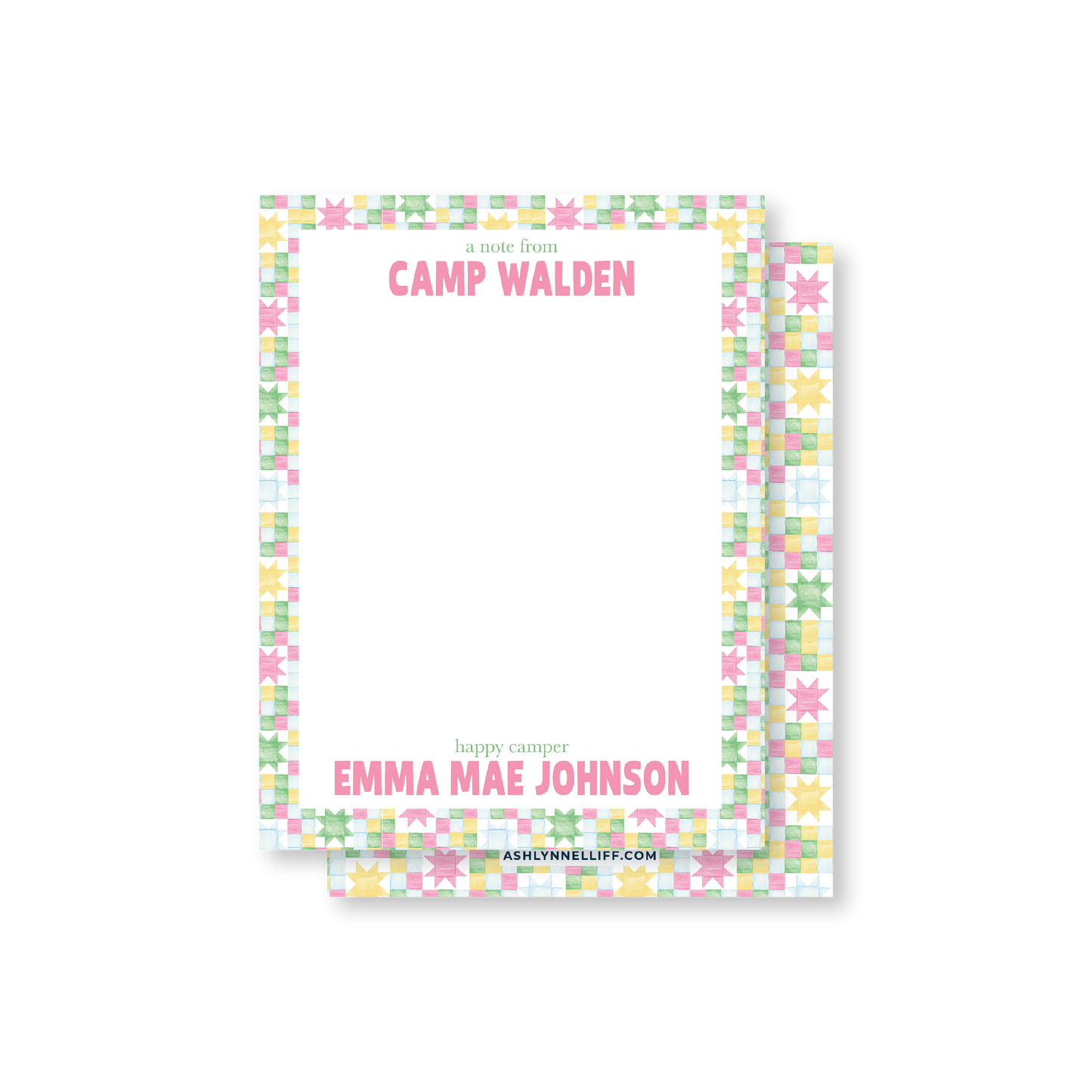 Camp Pink No. 2 Stationery