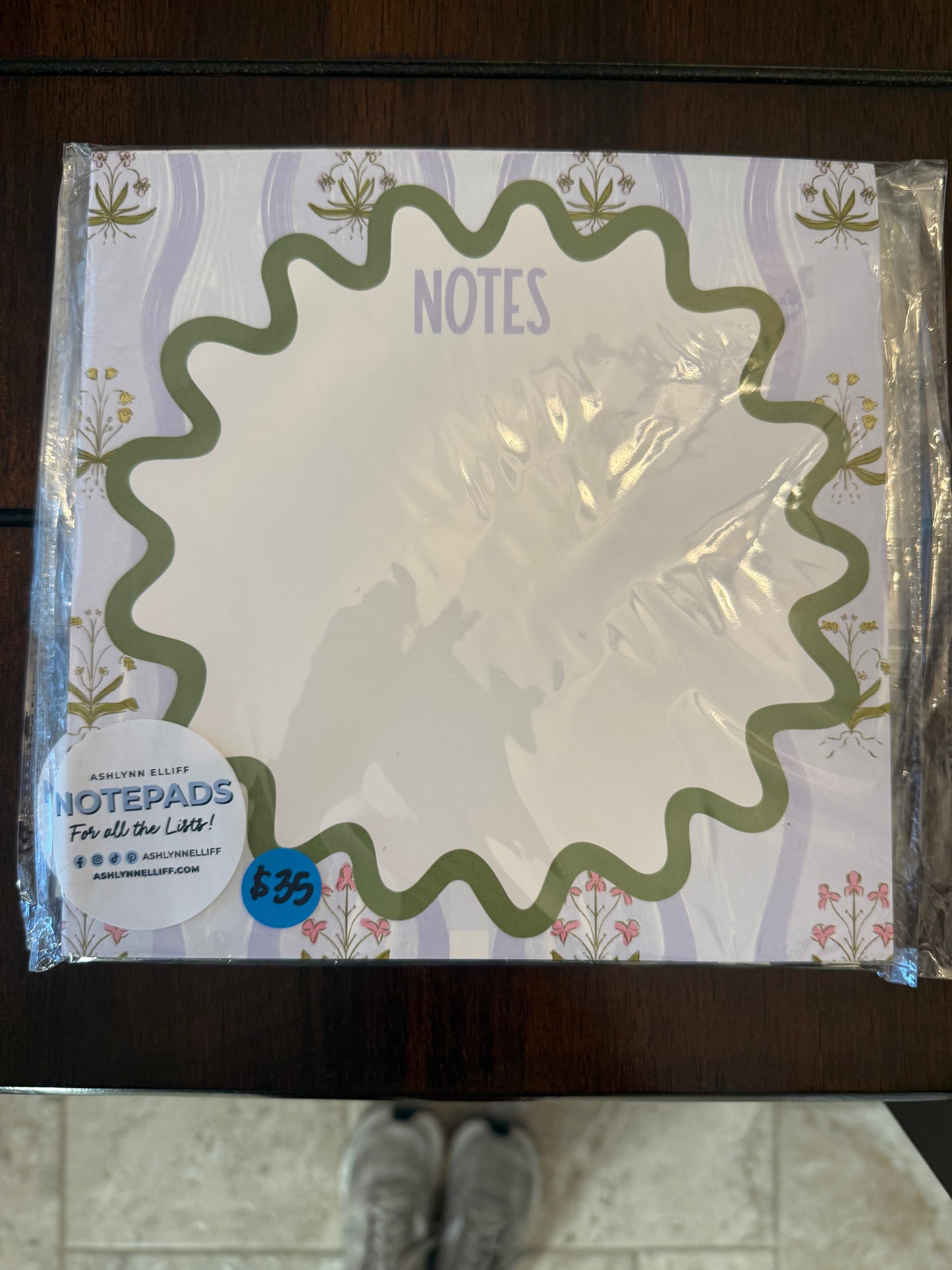 Porch Party - Blue Preppy Notepad
