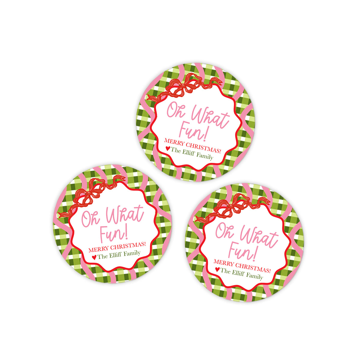 Oh What Fun Holiday Stickers