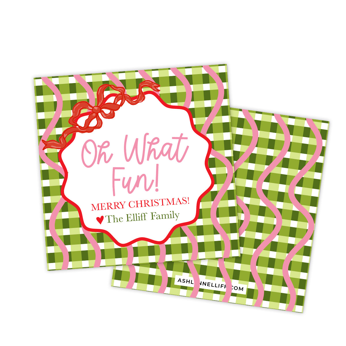 Oh What Fun Holiday Gift Tag