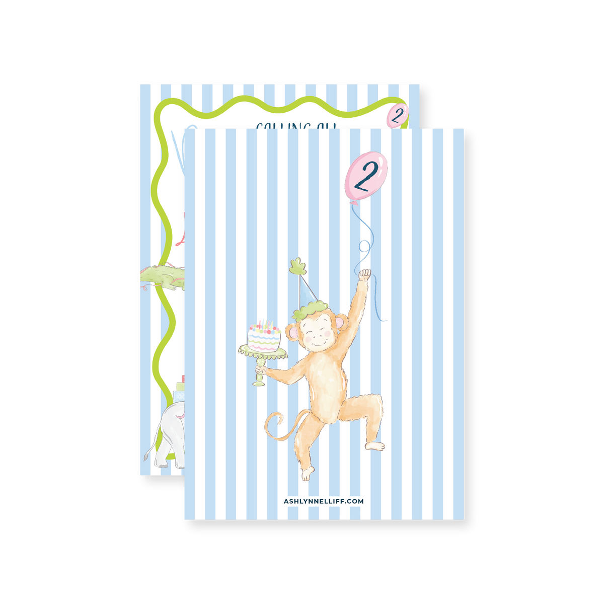 Calling all Party Animals Party Invitation