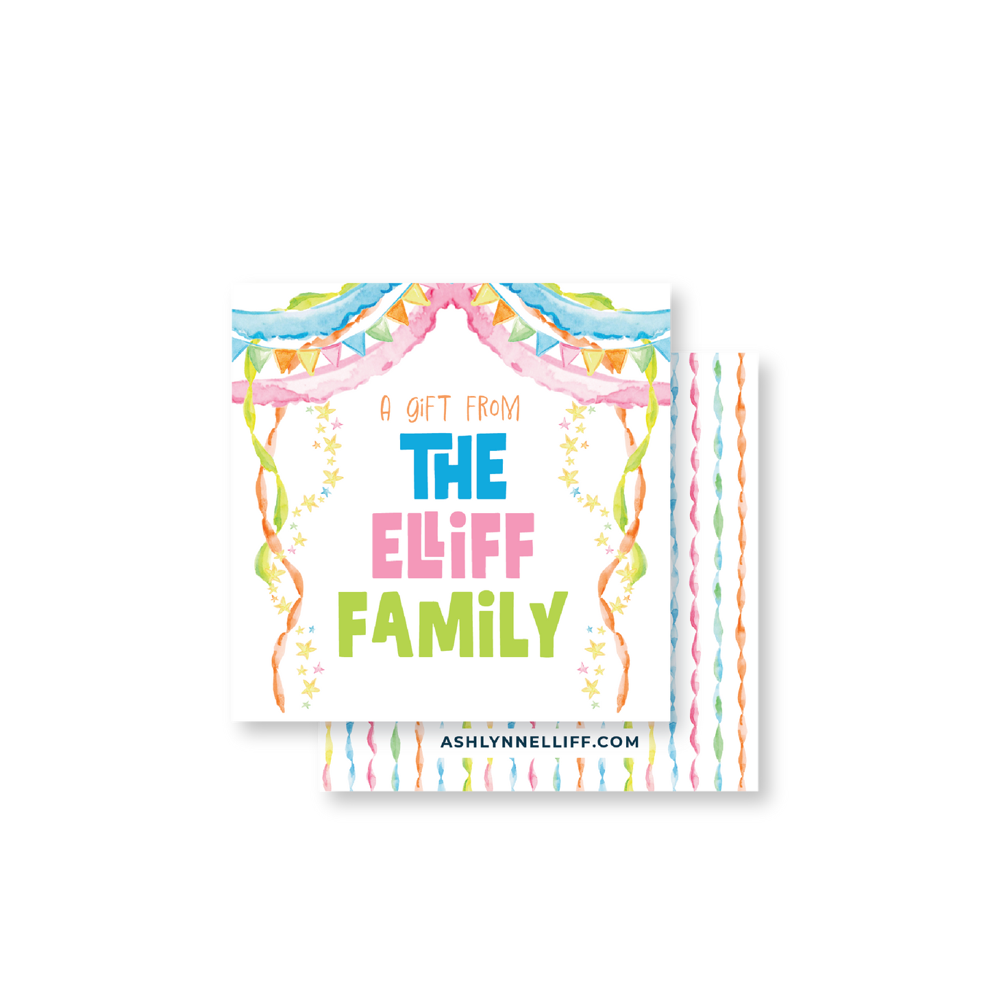 Birthday Party Gift Tag