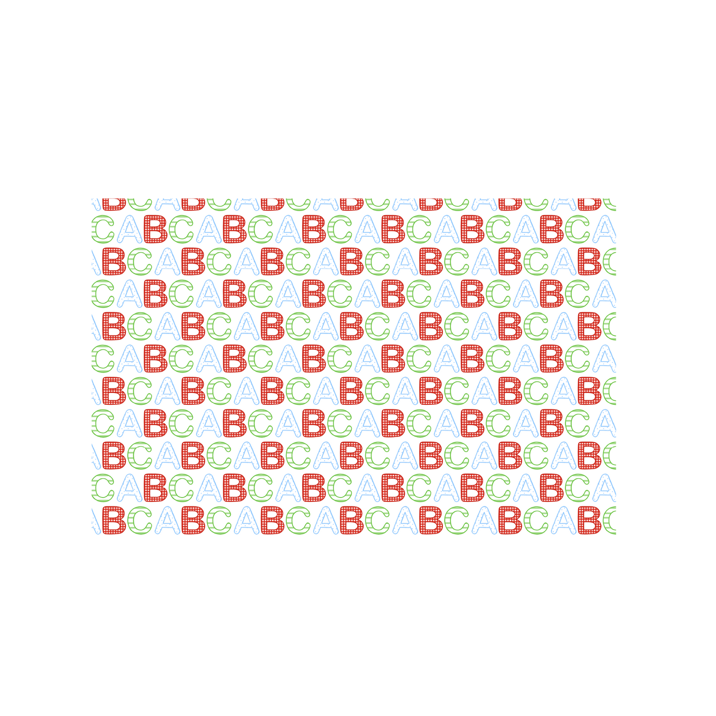 Back to School ABC Party Placemats