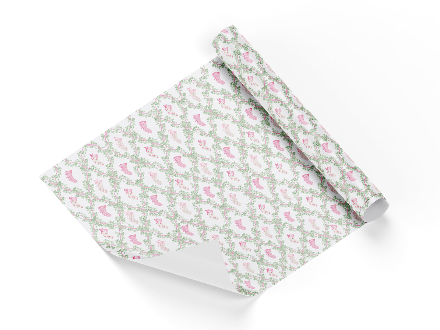 Love Shack Stockings Wrapping Paper Sheets