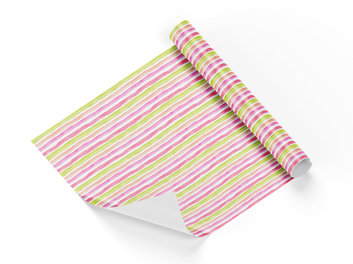 Colorful Stripes Wrapping Paper Sheets