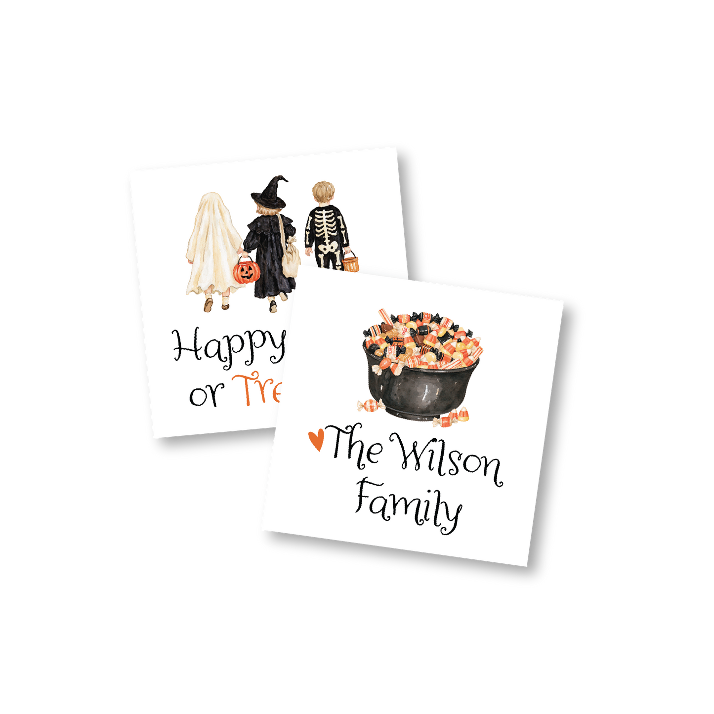 Halloween Trick or Treat Gift Tag