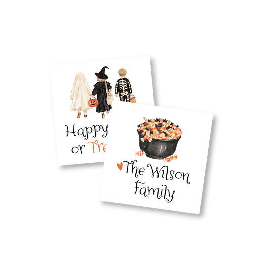 Halloween Trick or Treat Gift Tag