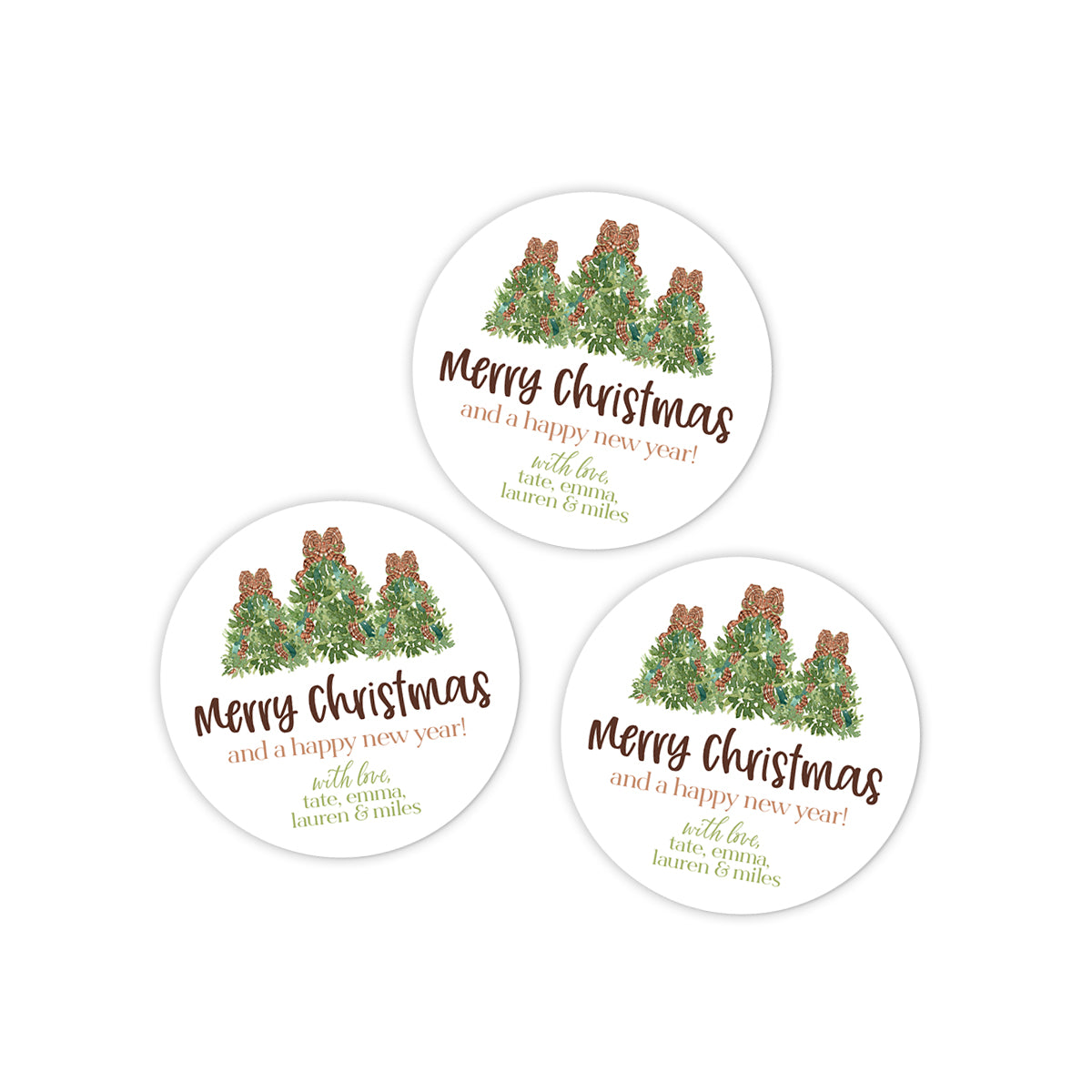 Woodland Holiday Stickers