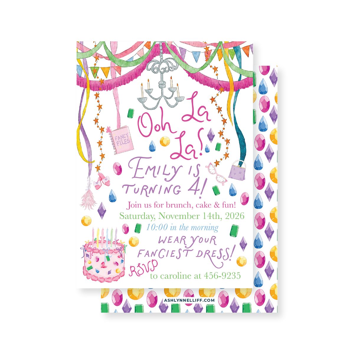 Fancy Birthday Party Invitation