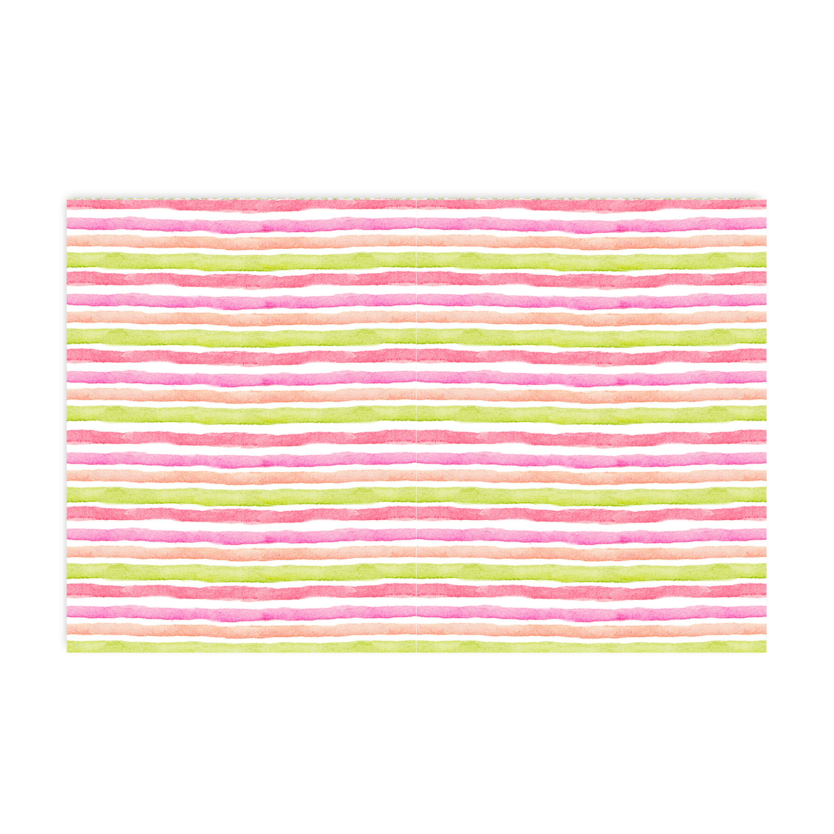 Colorful Stripes Holiday Party Placemat