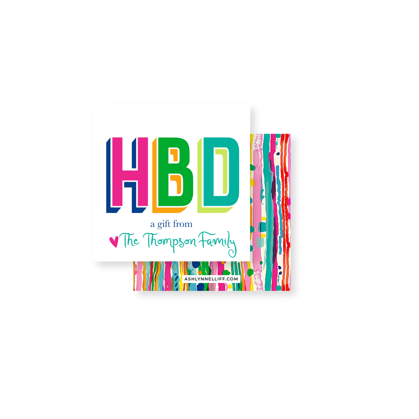 HBD Gift Tag