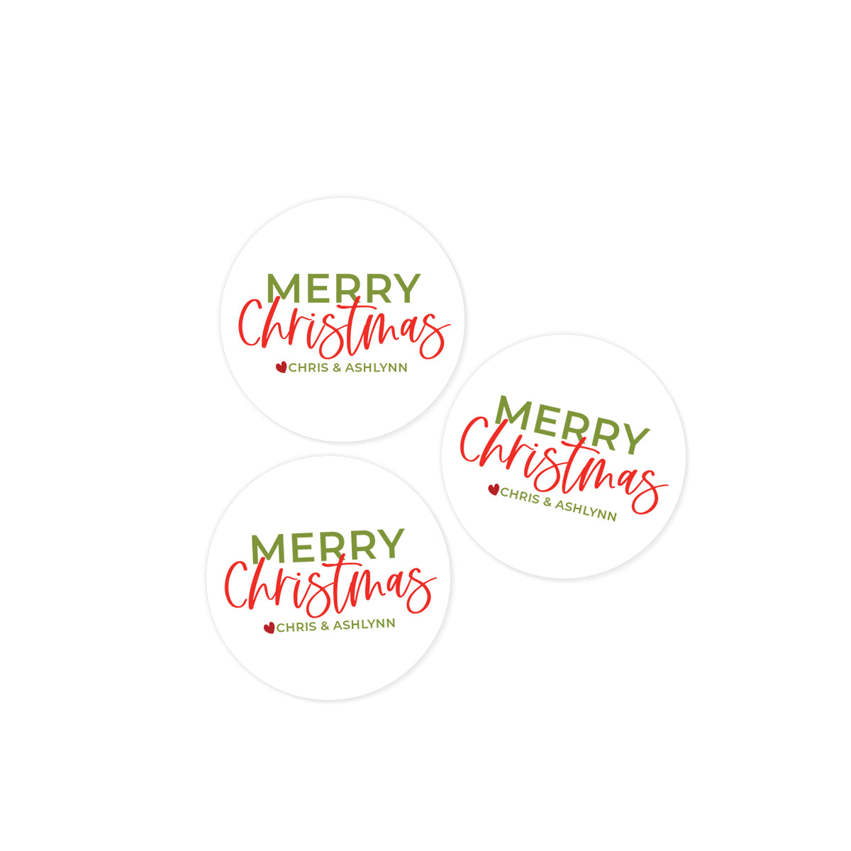 Merry Christmas No. 2 Stickers