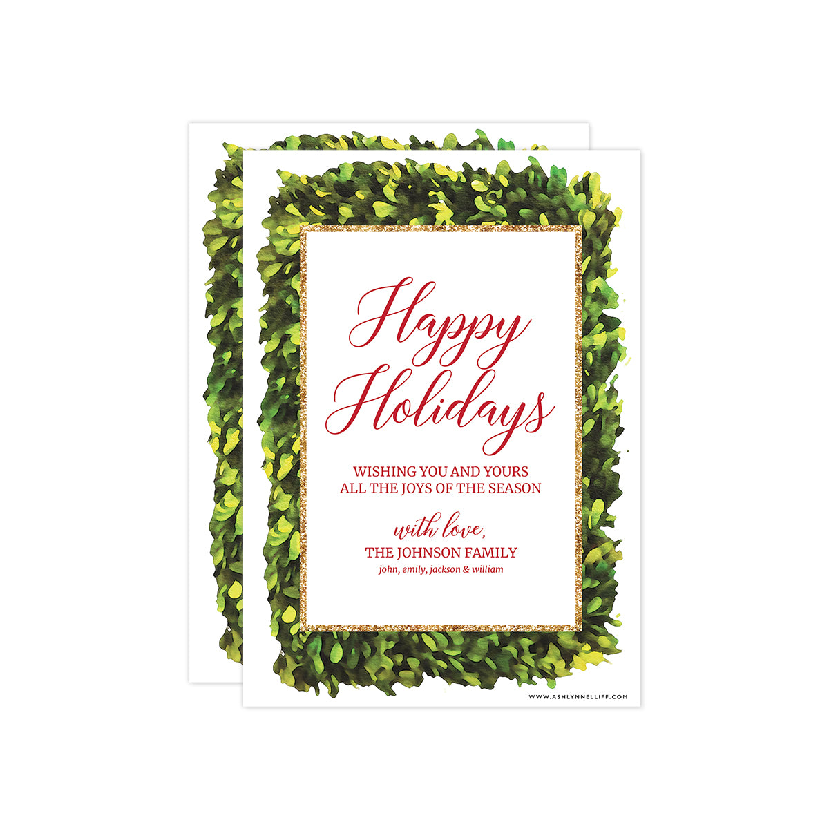 Boxwood Christmas Cards