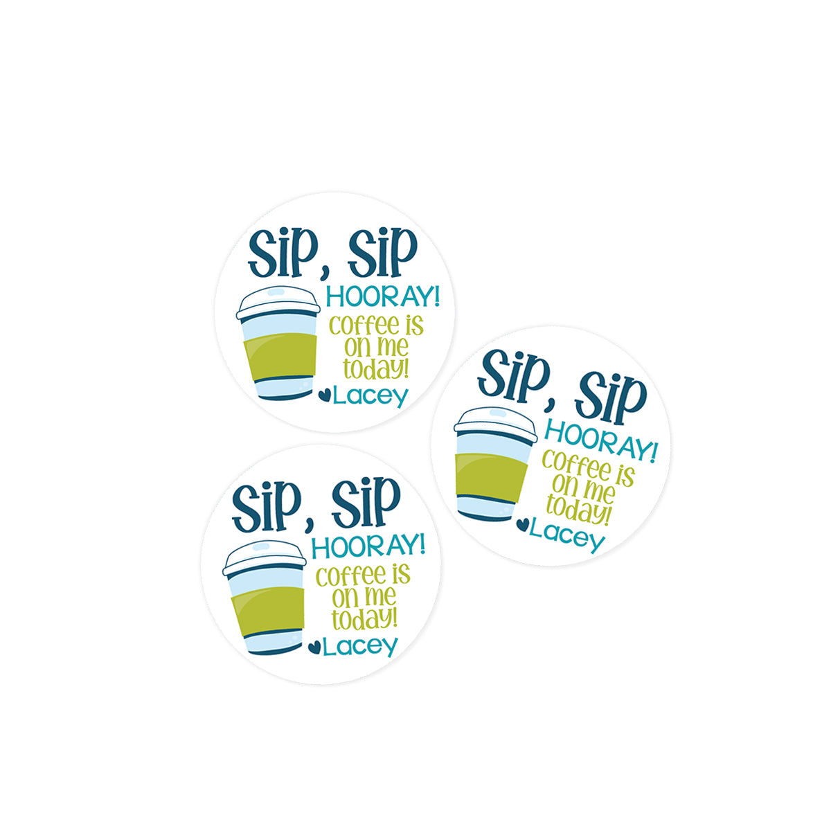 Sip, Sip, Hooray! Stickers