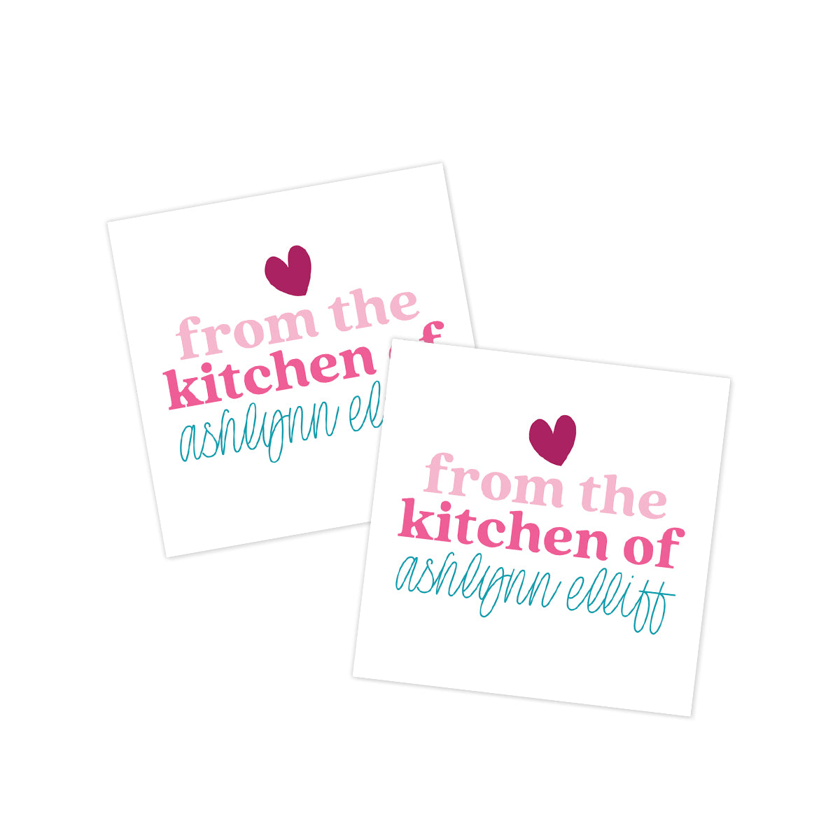 From the Kitchen of Gift Tag