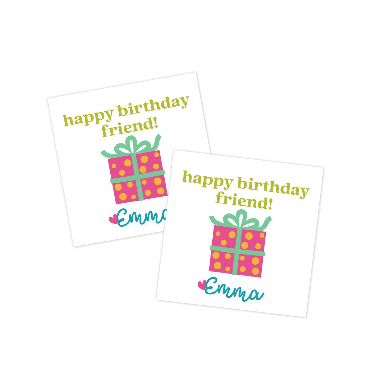 Happy Birthday (Present) Gift Tag