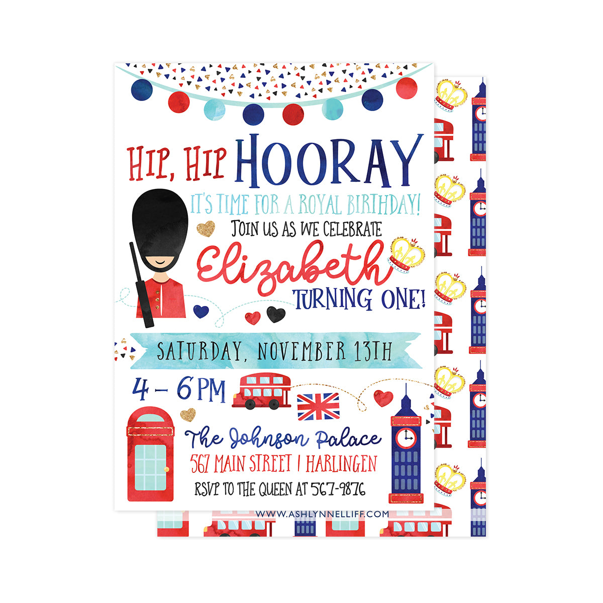 London Party Invitation