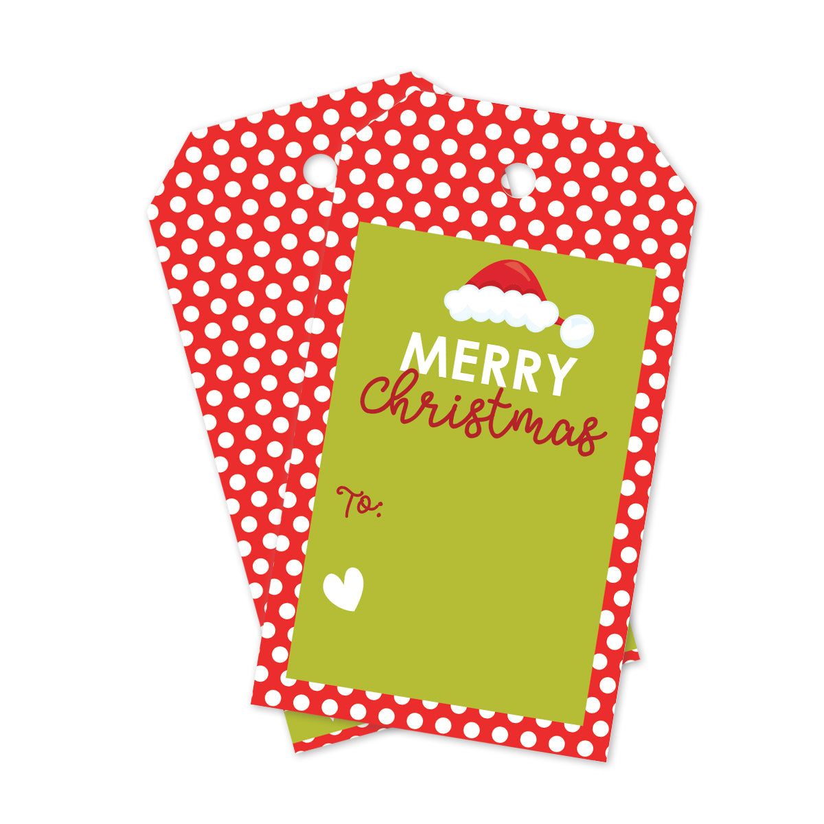 Red Polka Dot Gift Tags
