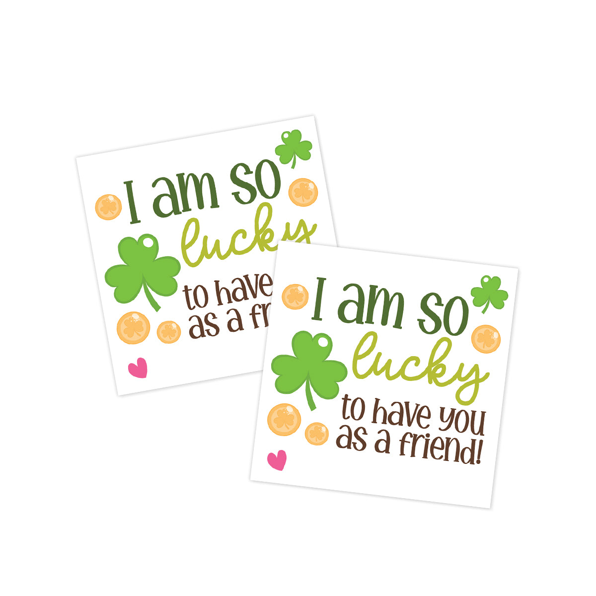 So lucky to have a friend like you (St. Patrick's Day) Gift Tag