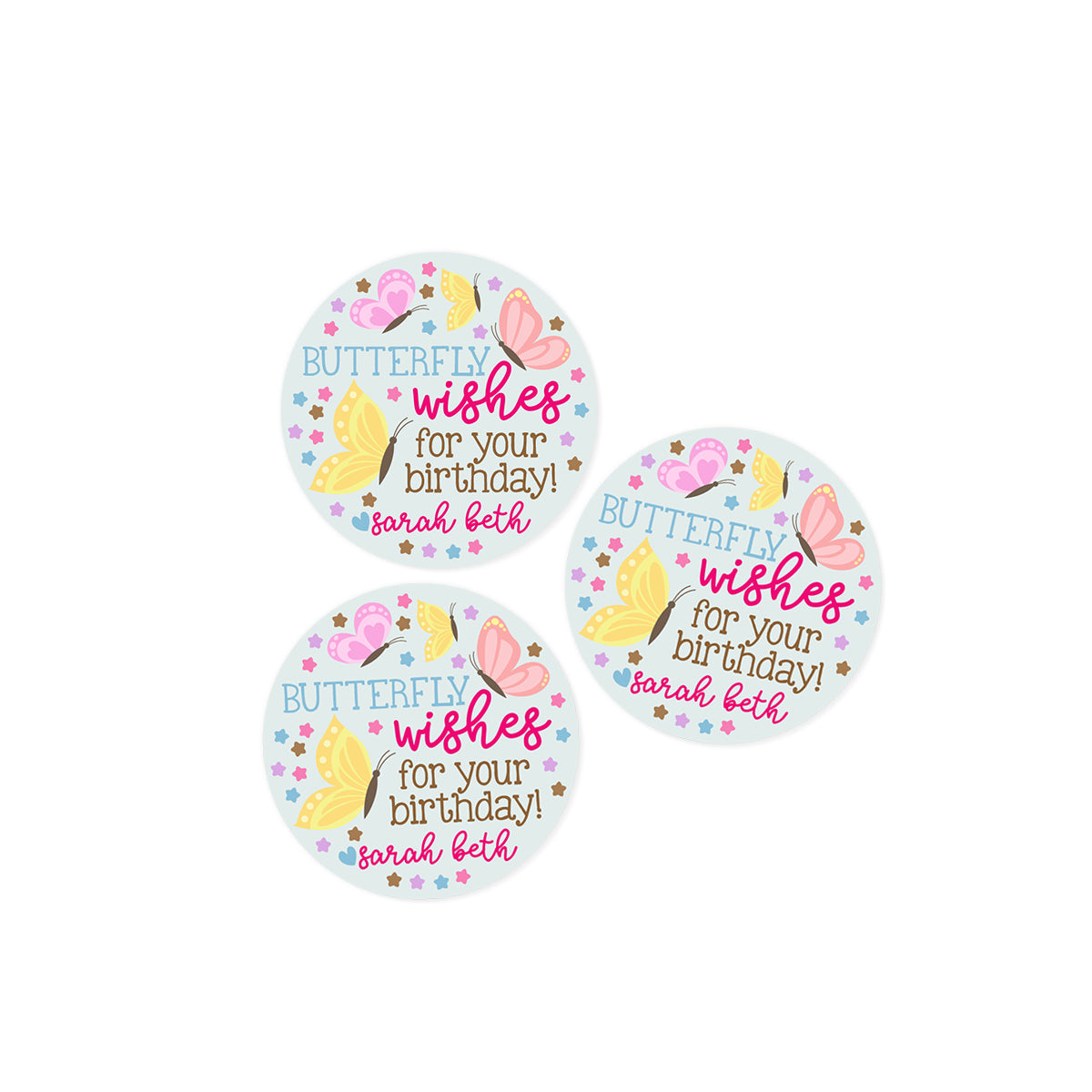 Butterfly Wishes Stickers