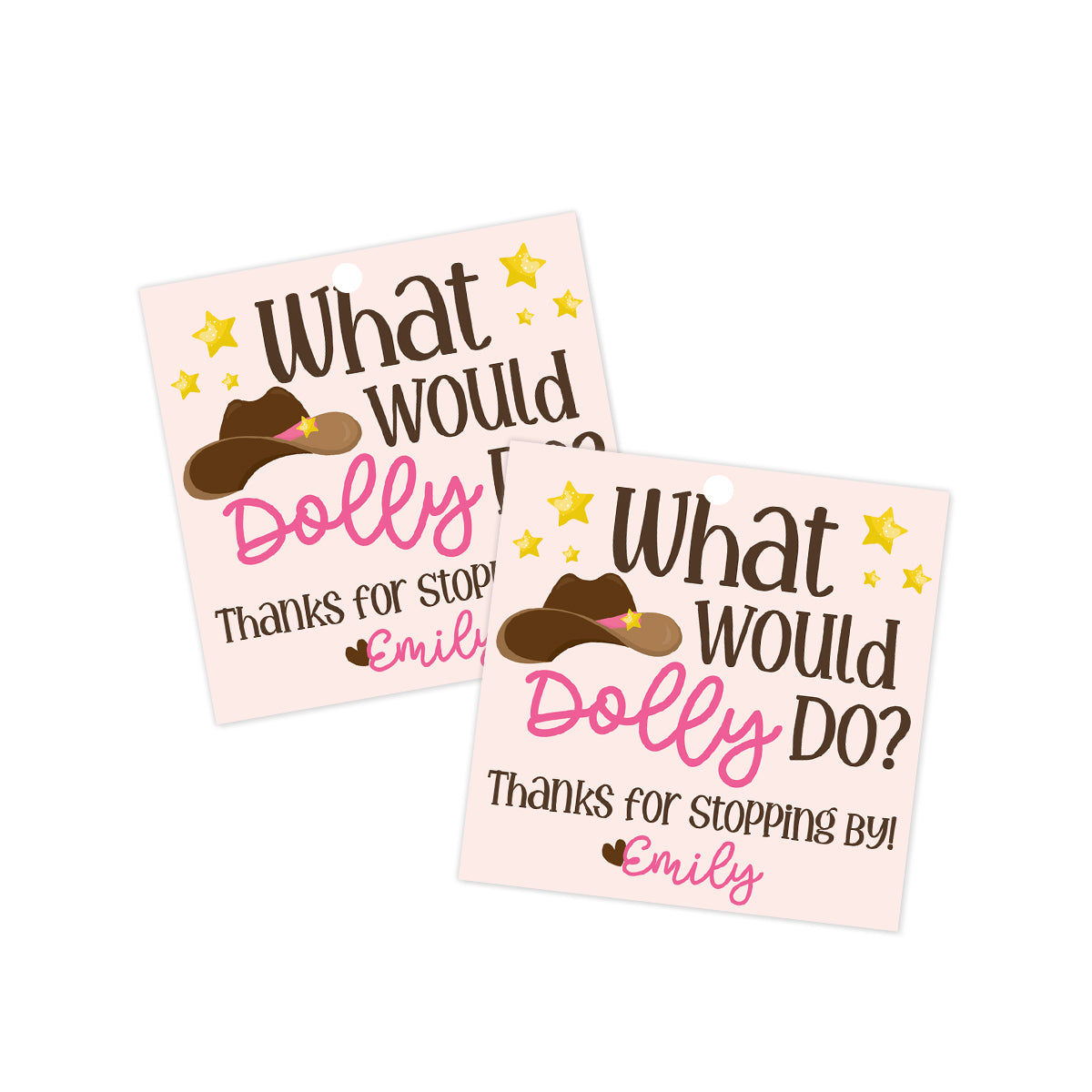 What would Dolly Do? Gift Tag