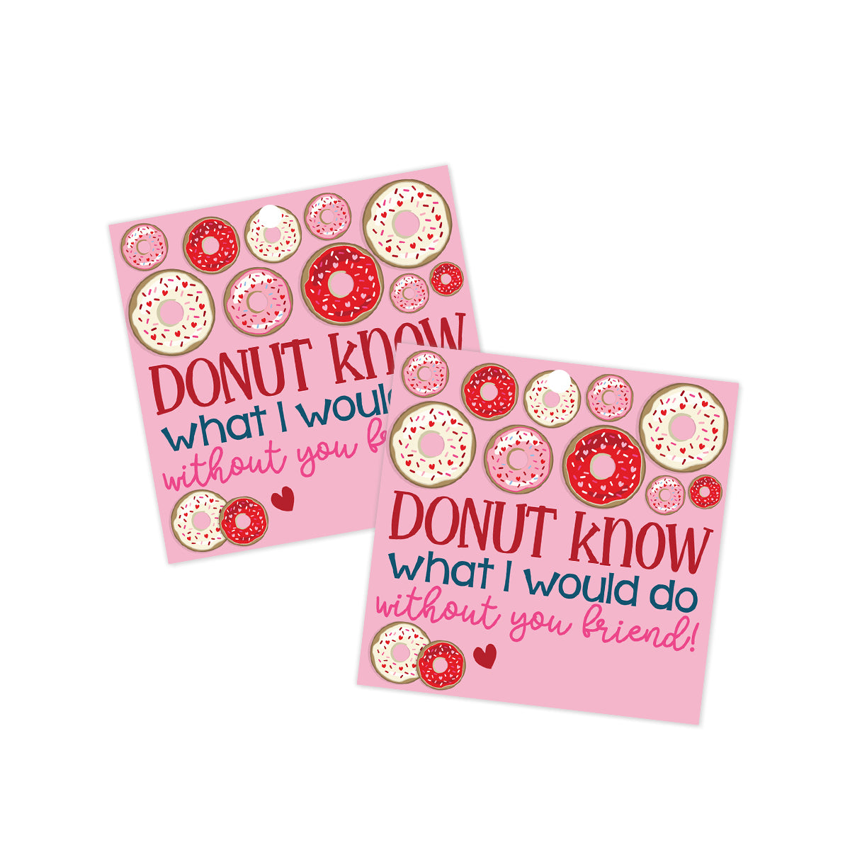 Donut Valentines Tag