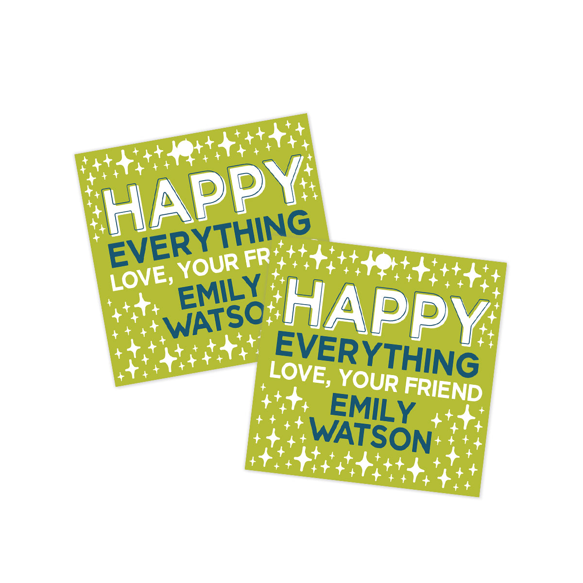 Happy Everything (Green) Gift Tag