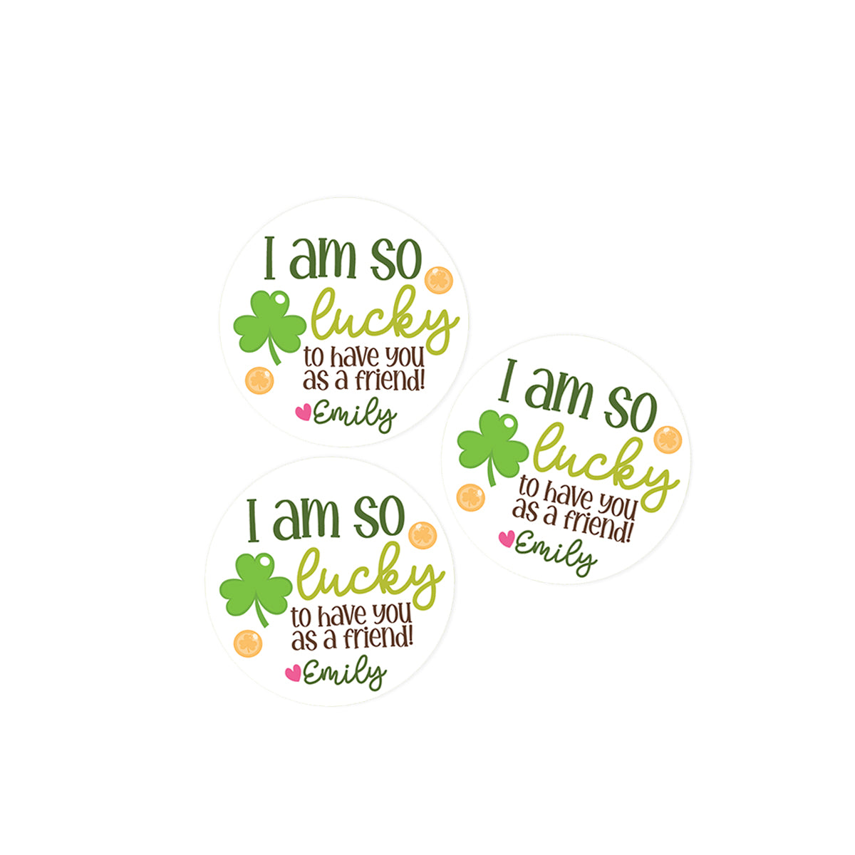 So lucky to have you as a friend (St. Patrick's Day) Stickers