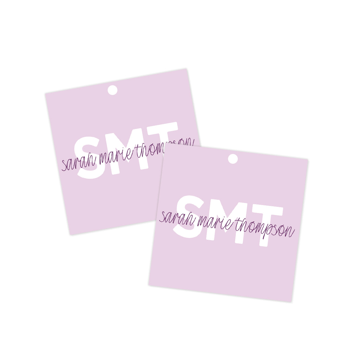 Monogram Everyday Gift Tag