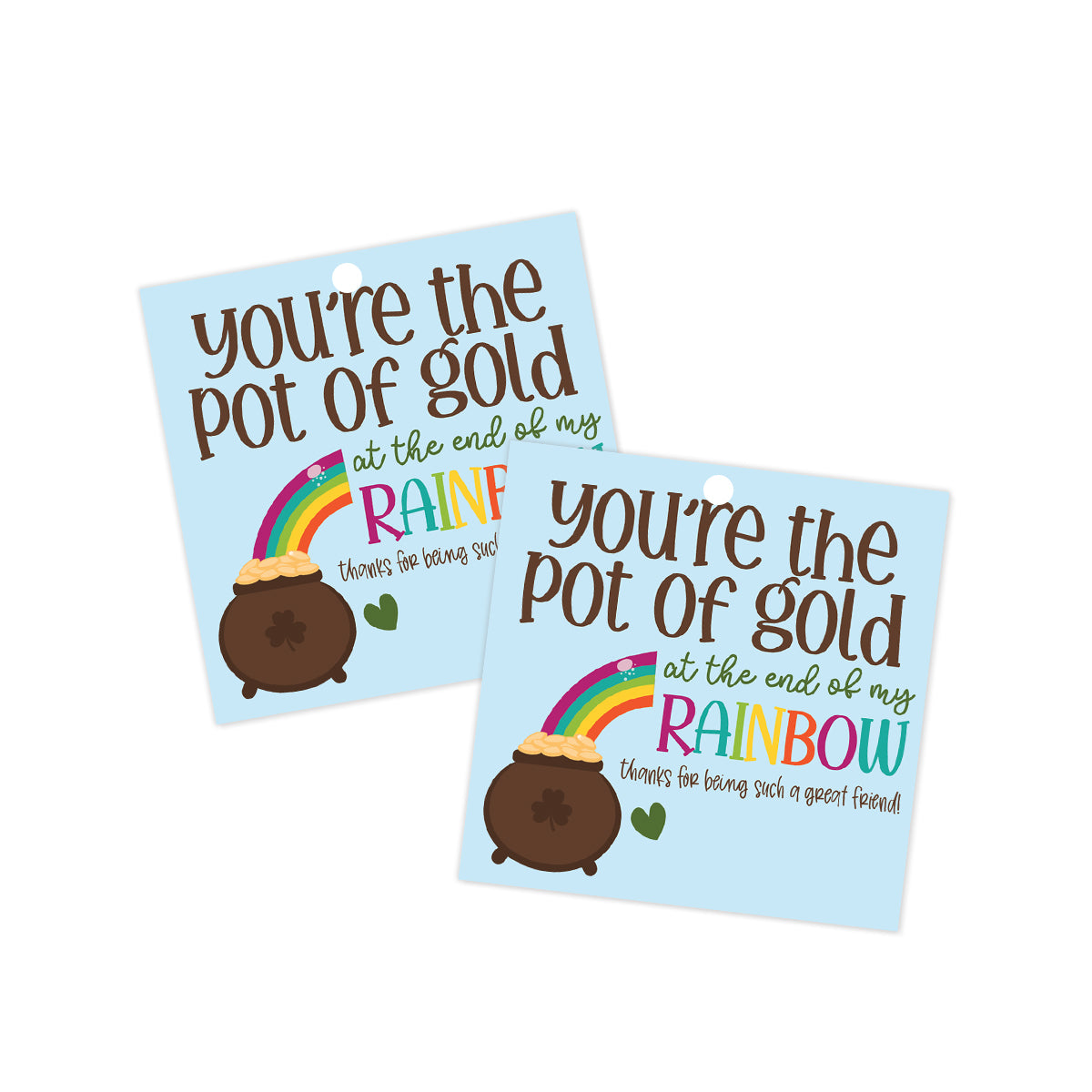 Pot of Gold (St. Patrick's Day) Gift Tag