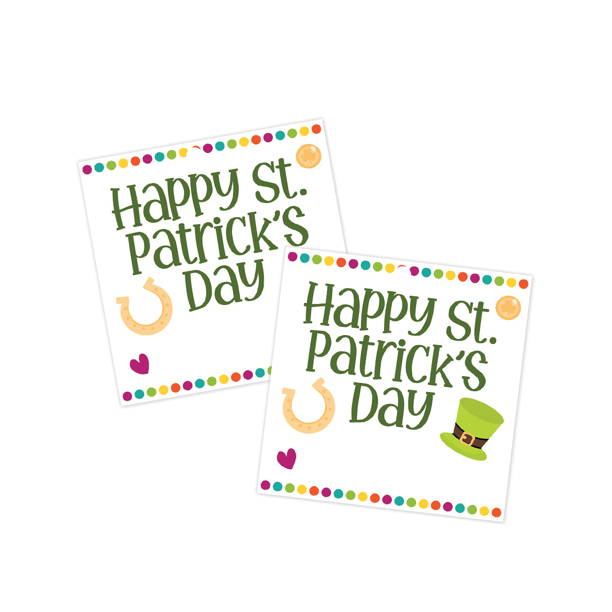 Happy St. Patrick's Day Gift Tag