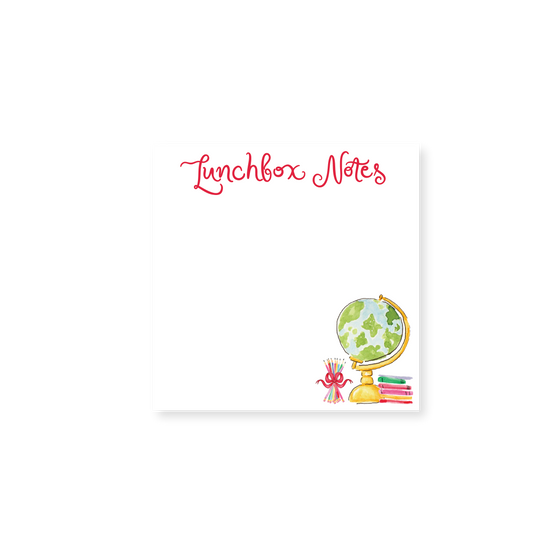 Globe Lunchbox Notes