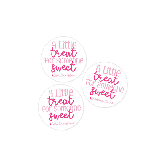 A Little Treat for Someone Sweet Valentines Day Stickers