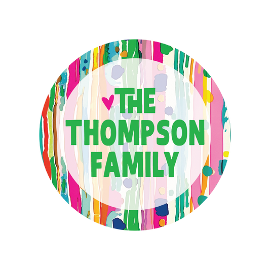 Colorful & Bright Family 3 inch Stickers