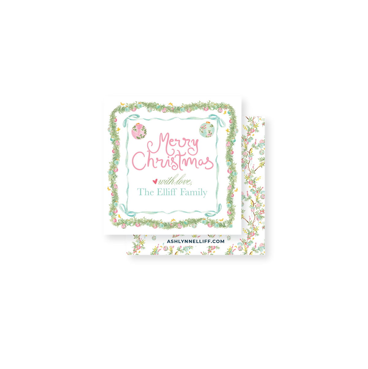 Ornament Holiday Gift Tag