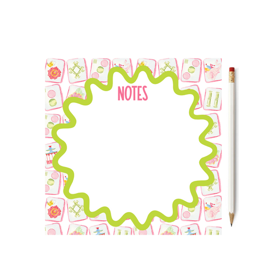 Mahjong Square 8" Notepad