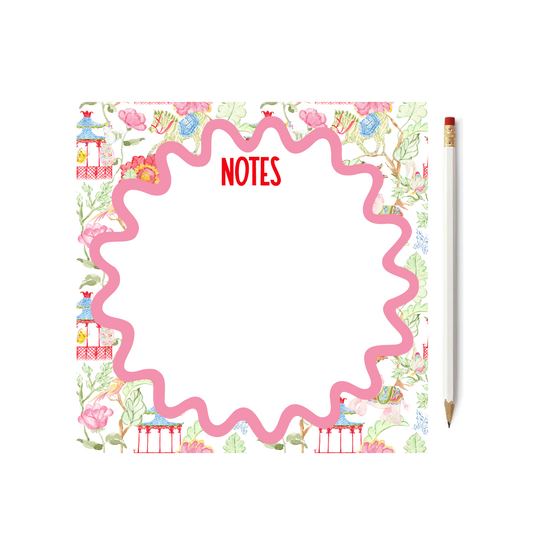 Floral Garden Square 8" Notepad