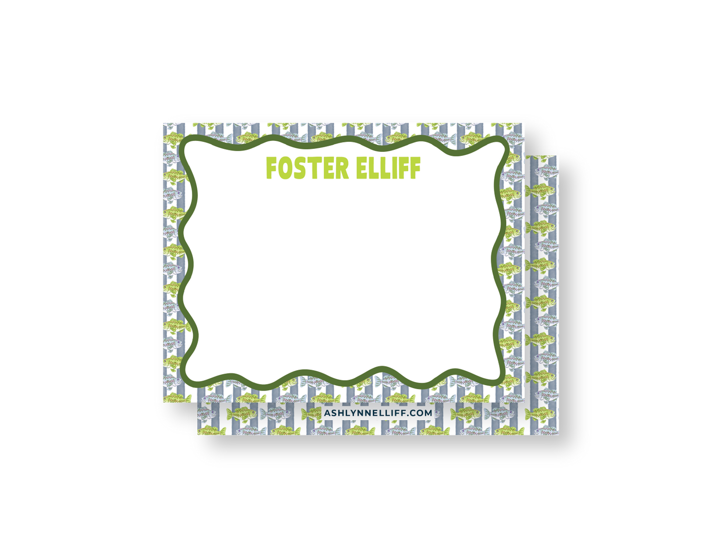 Fish & Stripes Stationery